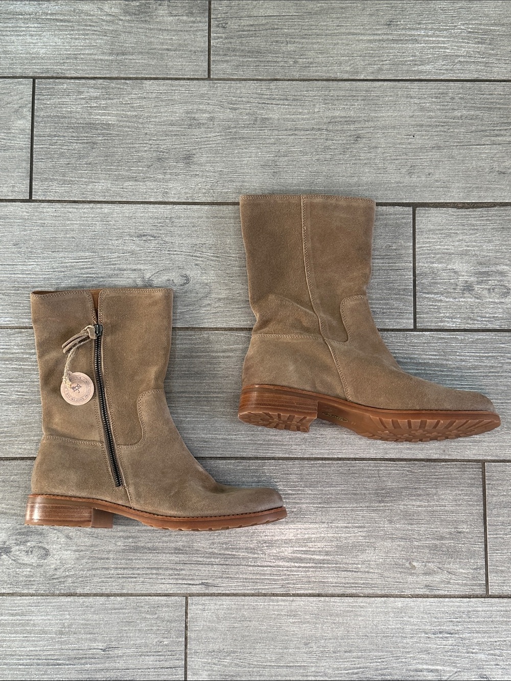 Söfft Betty Waterproof Barley Suede Mid-Calf Boots New! - Picture 7 of 12